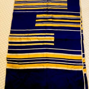 Long vintage silk scarf